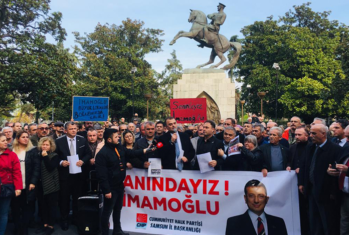 Ekrem İmamoğlu kararına Samsun’dan tepki: “AK Parti bu davanın hem savcısı hem hakimidir”