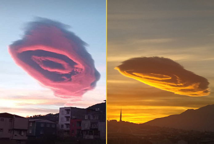 Bursa’da mercek bulutu görüldü