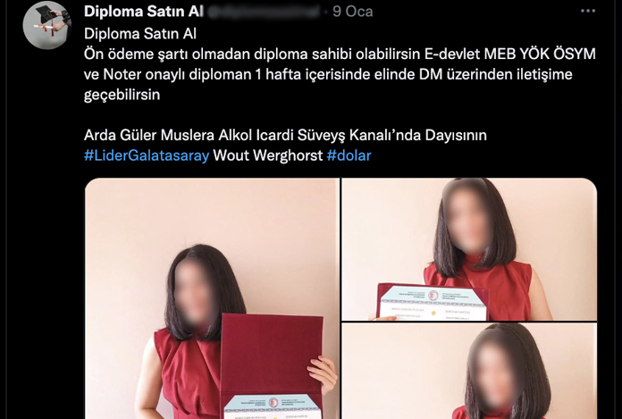 Sosyal medyada sahte diploma satışı: “e-Devlet, ÖSYM ve noter onaylı”