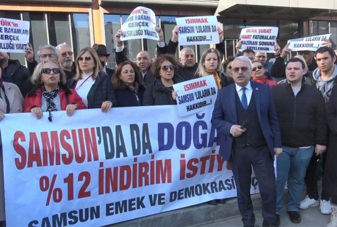 Samsun’da doğal gaz isyanı: İndirim ve erteleme istediler