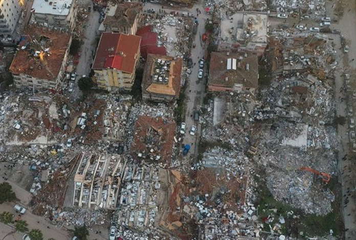 Hatay yerle bir oldu: Yıkım böyle görüntülendi