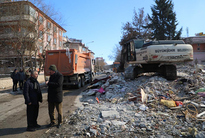 Afet bölgesine altyapı desteği