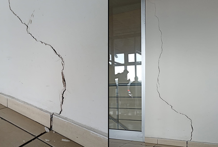 Depremin ardından Samsun 19 Mayıs Stadyumu’nda çatlak: Kolon iddiaları yeniden gündemde