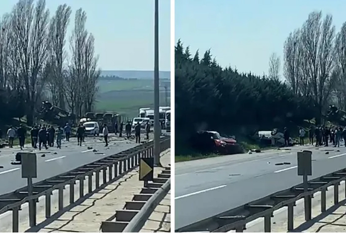 TEM Otoyolu’nda feci kaza: 6 kişi hayatını kaybetti