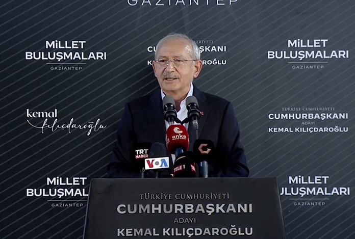 Kemal Kılıçdaroğlu Gaziantep’te: “Bu binaların hepsi yapılacak, depremzedelerden 5 kuruş alınmayacak”