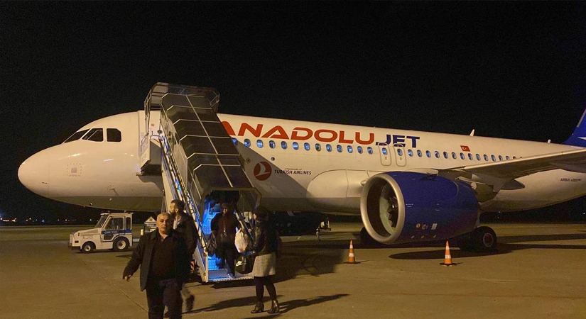 Korku dolu anların yaşandığı uçak Samsun Çarşamba Havalimanı’na indi