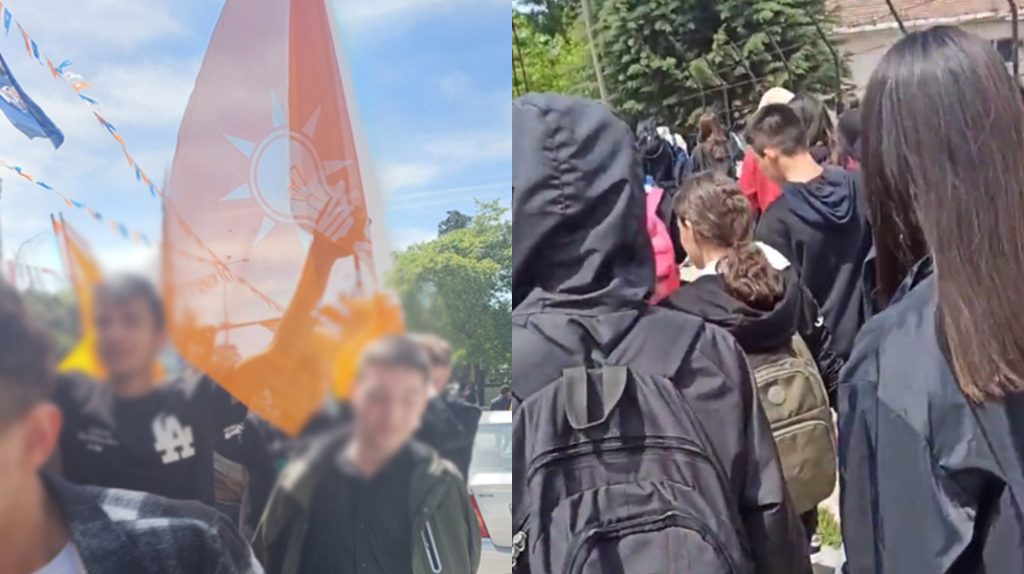 “Samsun’da Erdoğan’ın mitingi için okullar tatil edildi, öğrenciler mitinge götürüldü”