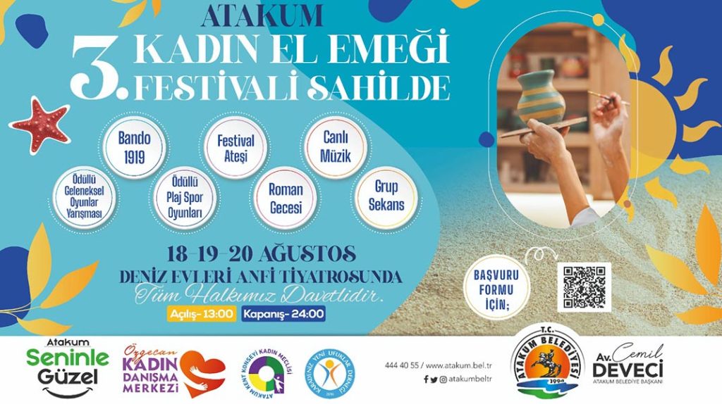3. Atakum Kadın Emeği Festivali başlıyor