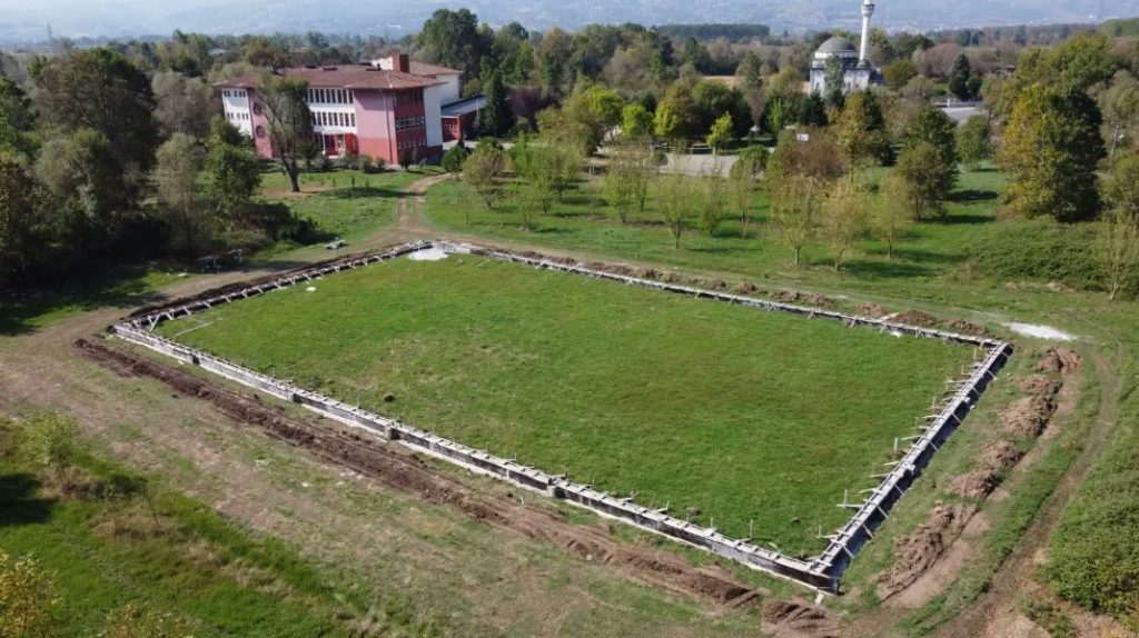 Tekkeköy’de 3 mahallede spor tesisleri için çalışmalar başladı