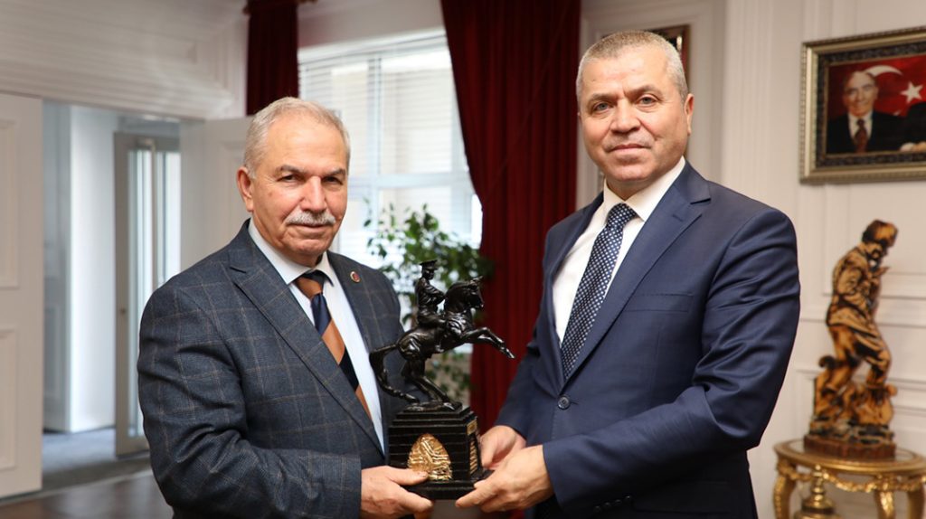 İlkadım Kaymakamı Demir’den İlkadım Belediye Başkanı Demirtaş’a ziyaret