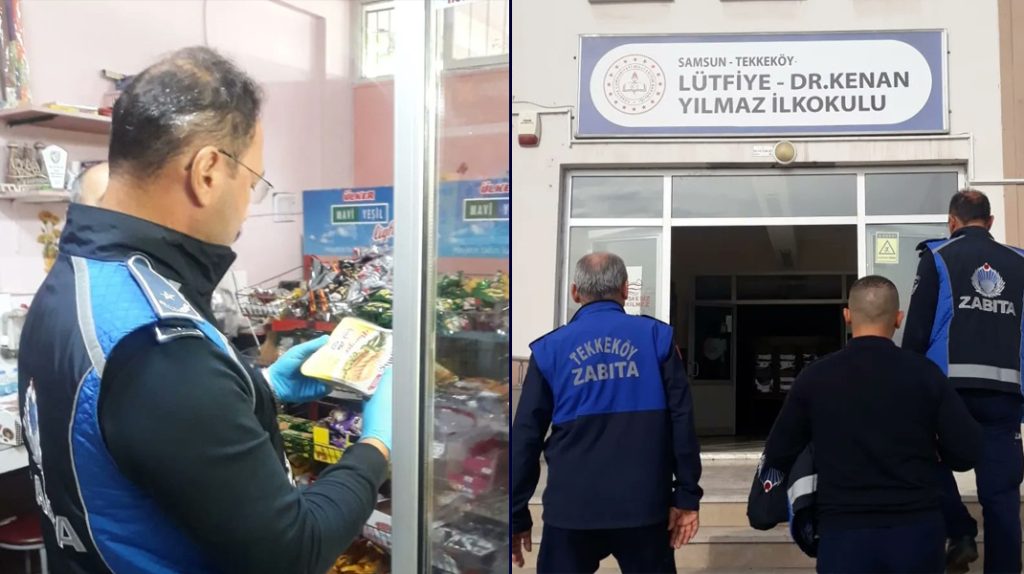 Tekkeköy’de okul kantinleri denetlendi