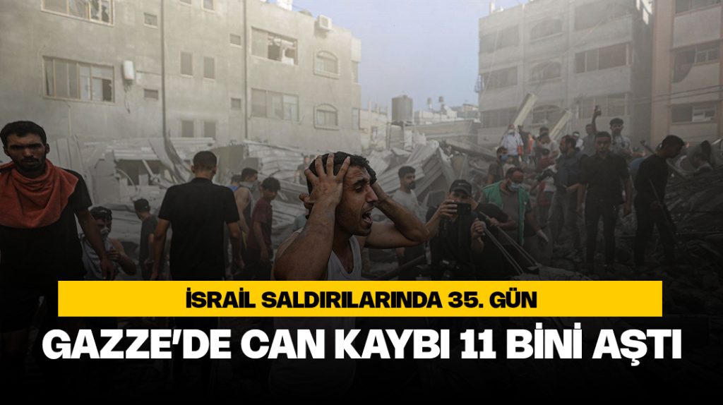 İsrail saldırılarında 35. gün