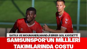Samsunspor’un yabancıları milli takımlarında coştu