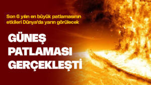 NASA: Güneş’te patlama oldu