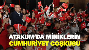 Atakum’da miniklerin Cumhuriyet coşkusu