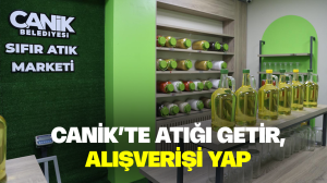 Canik’ te atığı getir, alışverişi yap