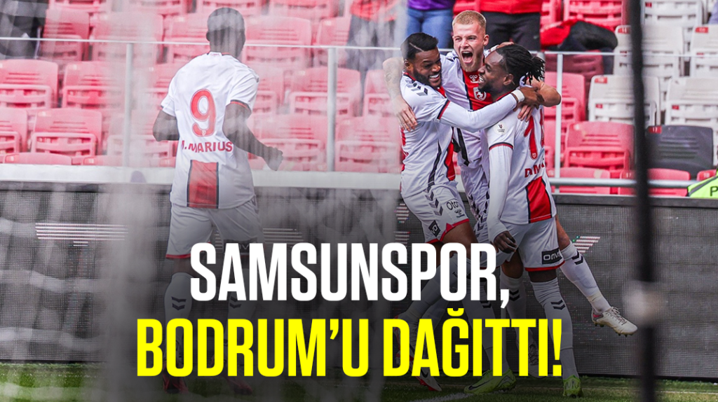 Samsunspor, Bodrum’u dağıttı