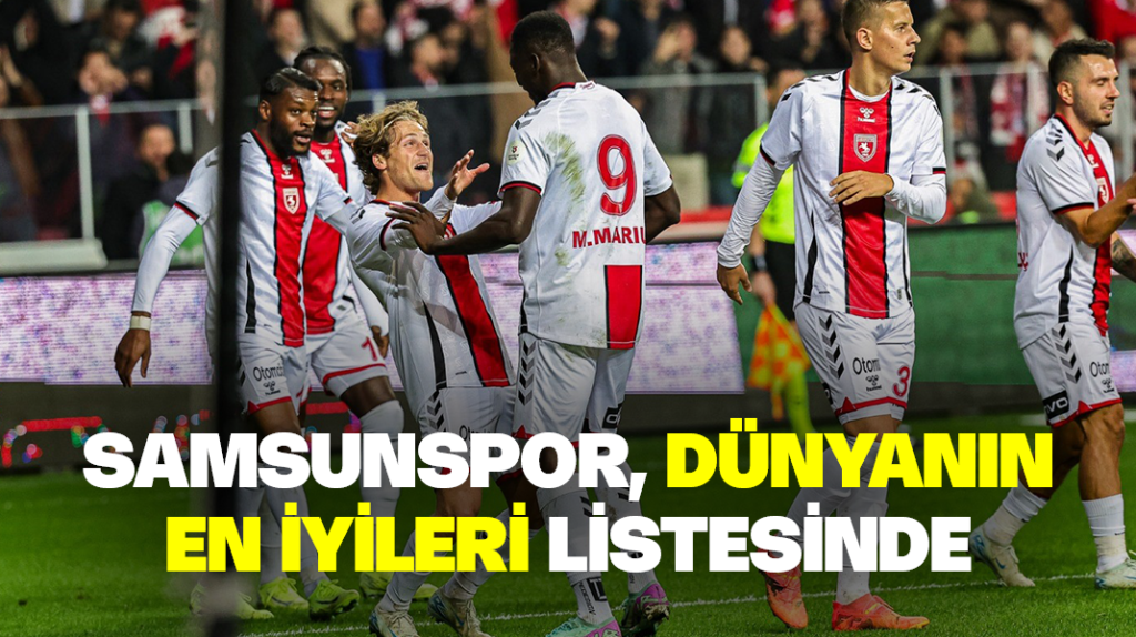 Samsunspor, dünyanın en iyi takımları listesinde