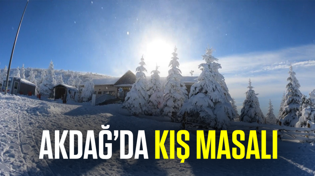 Akdağ’da kış masalı