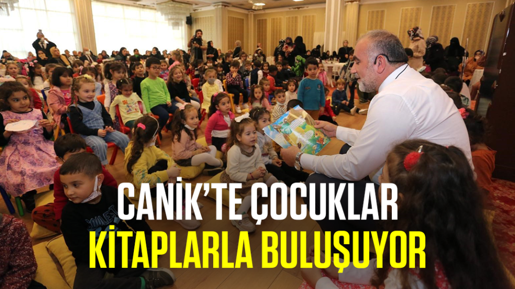Canik’te çocuklar kitaplarla buluşuyor
