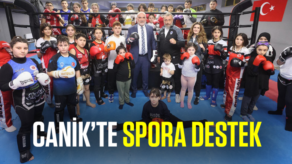 Canik’te spora destek