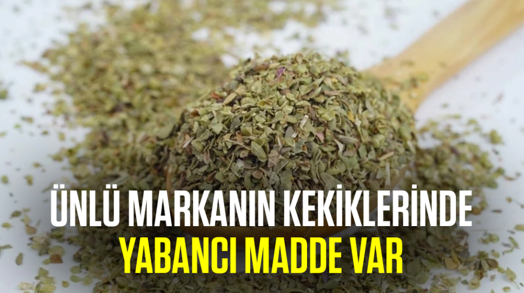 Ünlü markanın kekiklerinde de yabancı madde var!