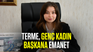 Terme, genç kadın başkana emanet