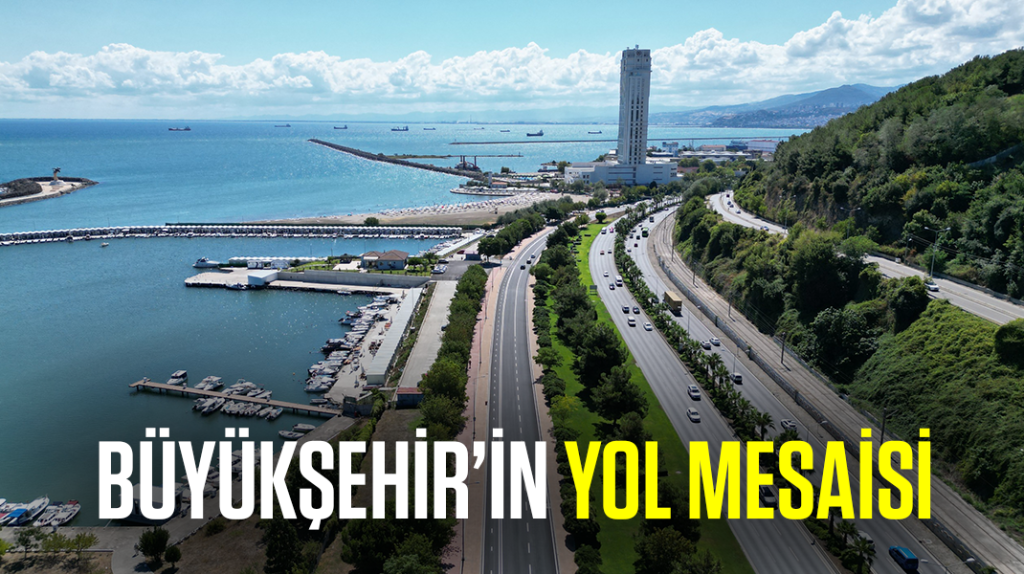 Büyükşehir’in yol mesaisi
