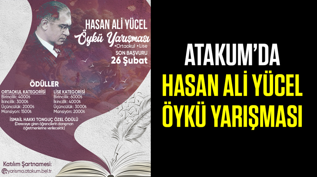 Atakum’da Hasan Ali Yücel Öykü Yarışması