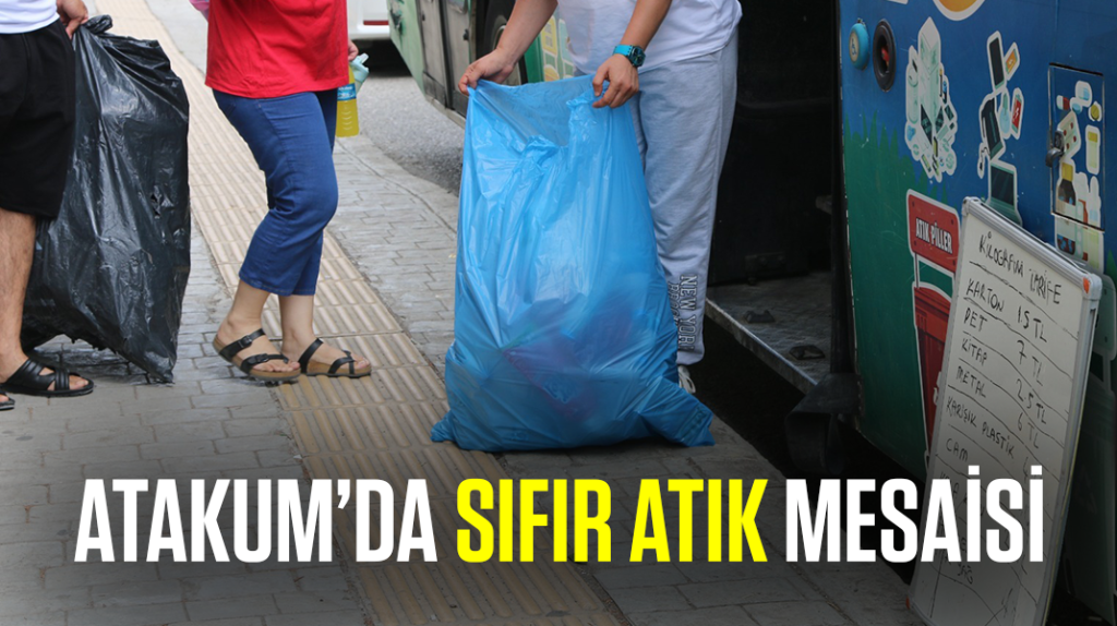 Atakum’da sıfır atık mesaisi