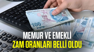 Memur ve emekli zam oranı belli oldu