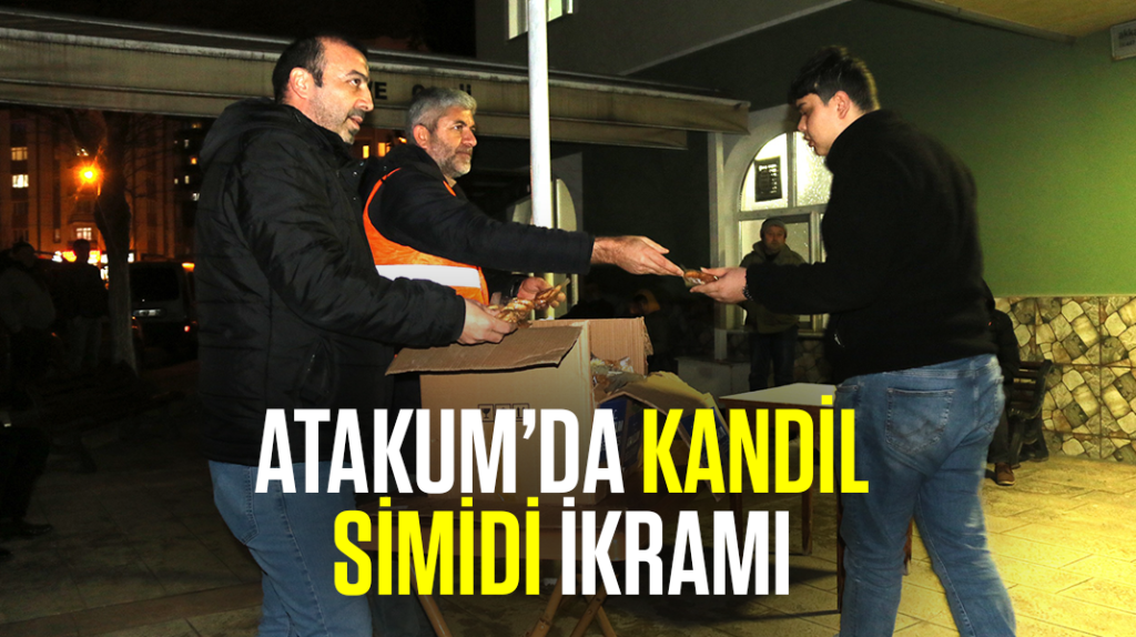 Atakum’da kandil simidi ikramı
