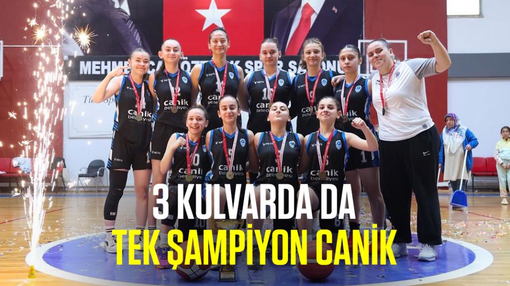 3 kulvarda tek şampiyon Canik
