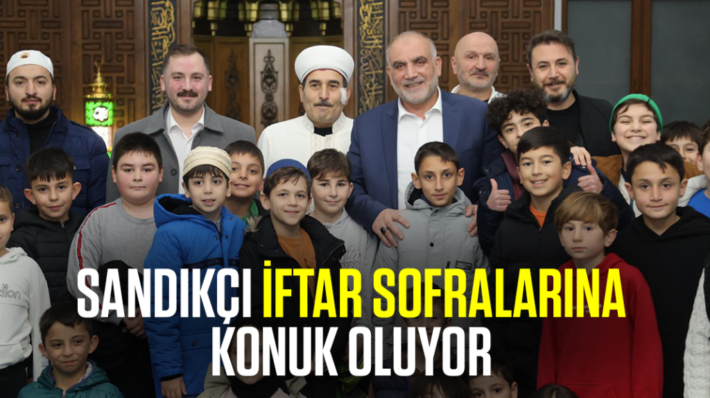 Sandıkçı iftar sofralarına konuk oluyor