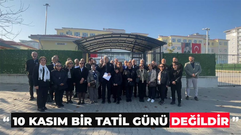 CHP Atakum İlçe Başkanı Adem Kürek: “10 Kasım bir tatil günü değildir”