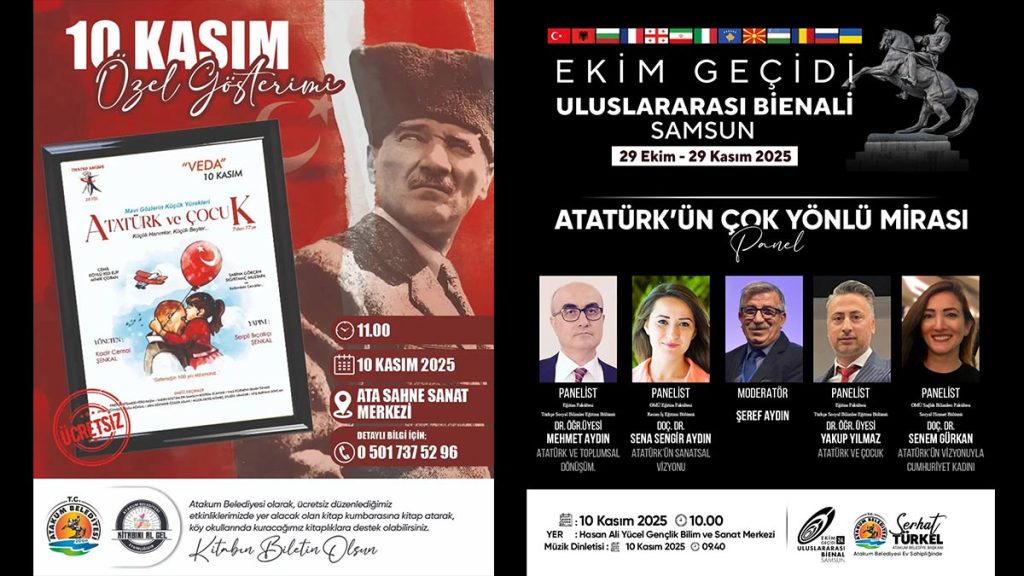 Atakum Belediyesinden özel 10 Kasım programı