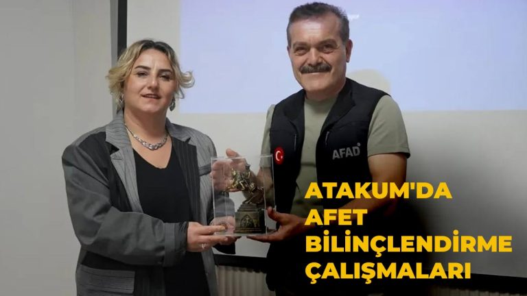 Atakum’da afet bilinçlendirme eğitimleri son hız