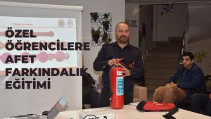 Atakum Belediyesinden özel gereksinimli bireylere yönelik afet farkındalık eğitimi