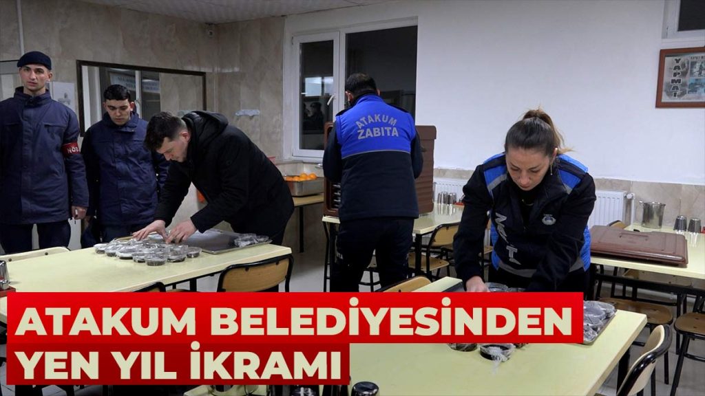 Atakum Belediyesinden yeni yıl ikramı