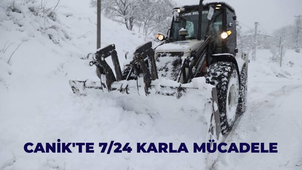 Başkan Sandıkçı’dan Yerinde Takip: Canik’te 7/24 Karla Mücadele