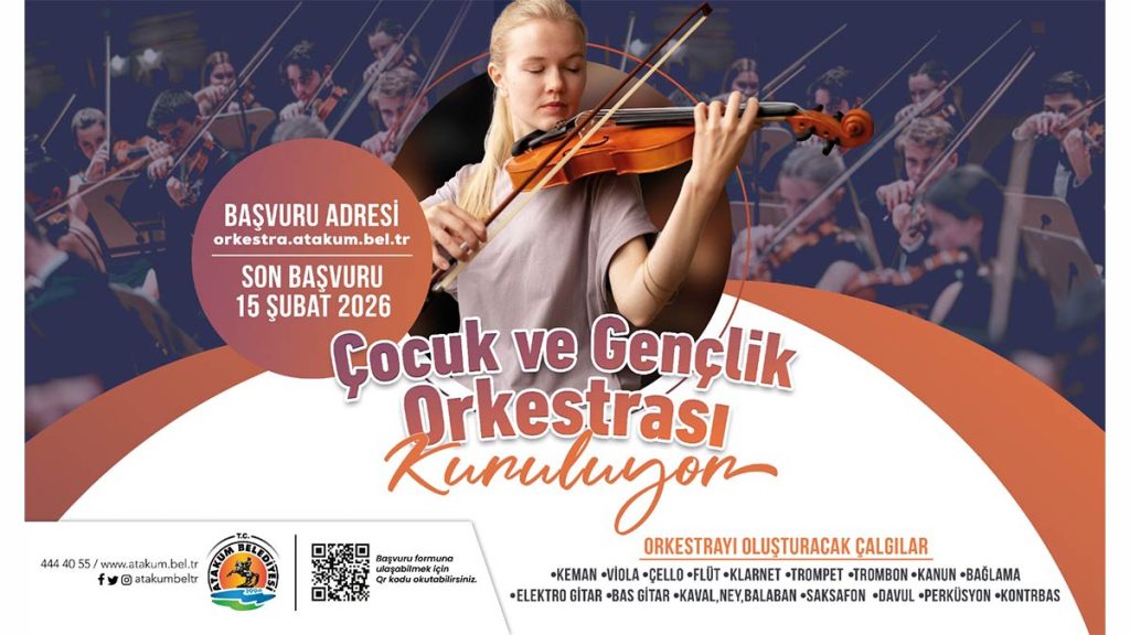 Atakum Belediyesi Çocuk ve Gençlik Orkestrası kuruluyor