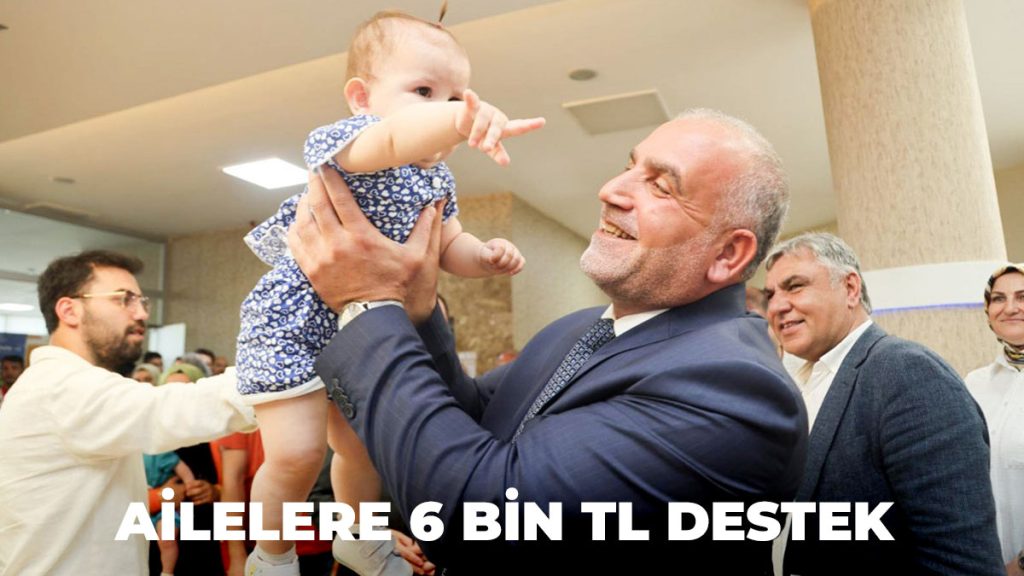 Yine Canik Yine Bir İlk: Ailelere 6 Bin Tl Destek