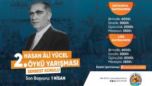Atakum Belediyesi’nin 2. Hasan Ali Yücel Öykü Yarışması için başvurular başladı