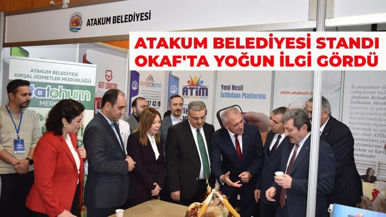 Atakum Belediyesi standı OKAF’ta yoğun ilgi gördü 