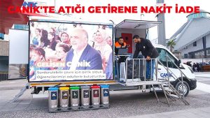 Canik’te Atığı Getirene Nakit İade