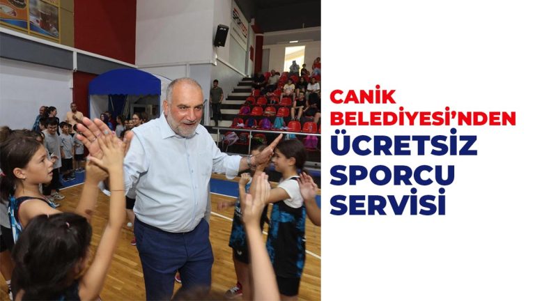 Canik Belediyesi’nden Ücretsiz Sporcu Servisi