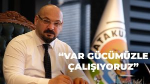 Başkan Türkel: “Var gücümüzle çalışıyoruz”